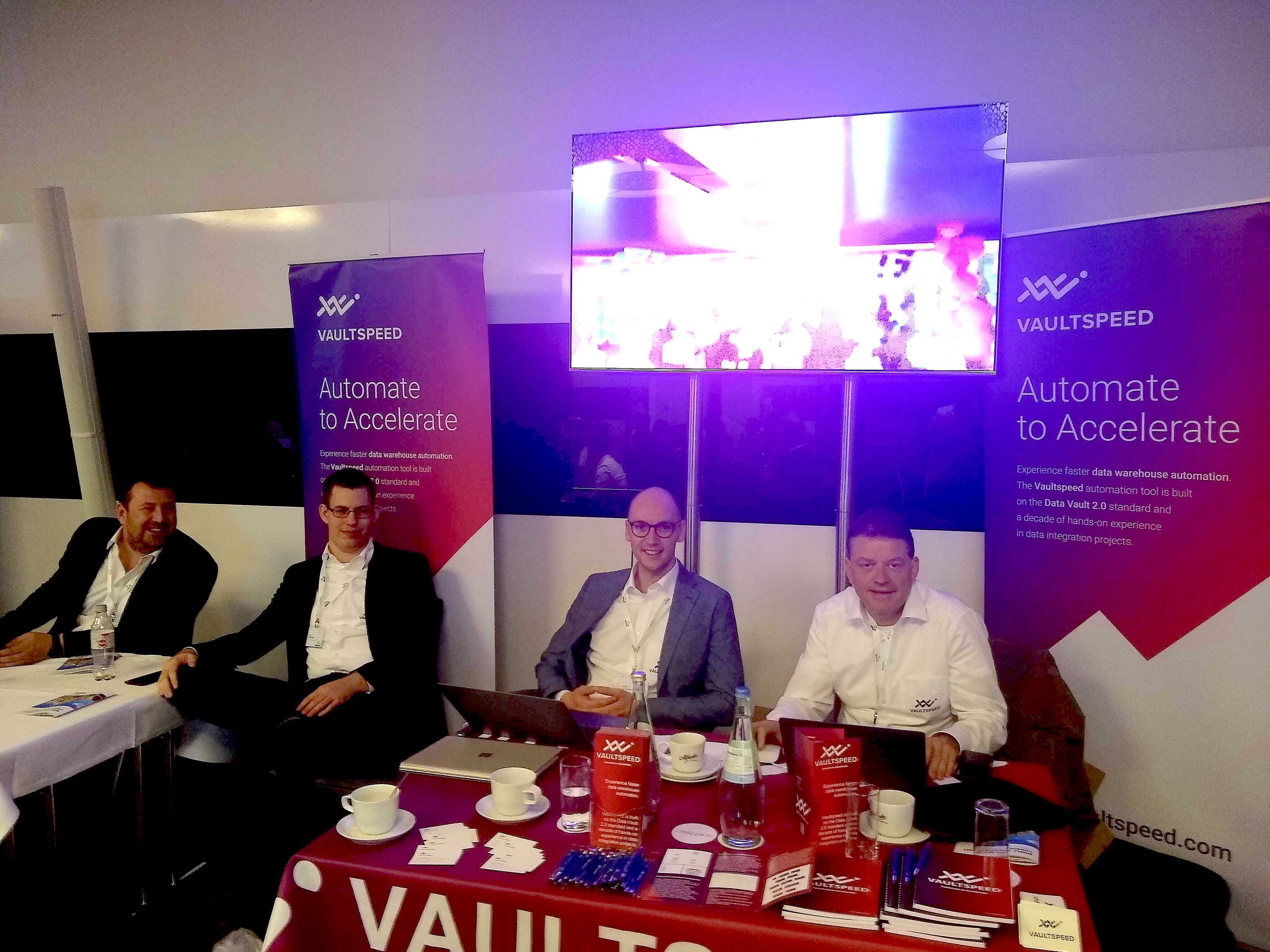 Vaultspeed showcasing in hands on demo at WWDVC Europe 1